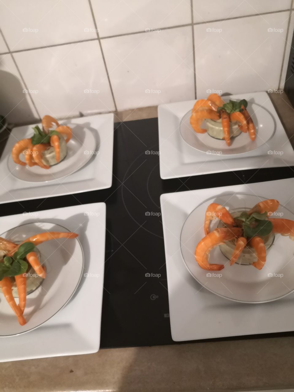 Plates shrimp