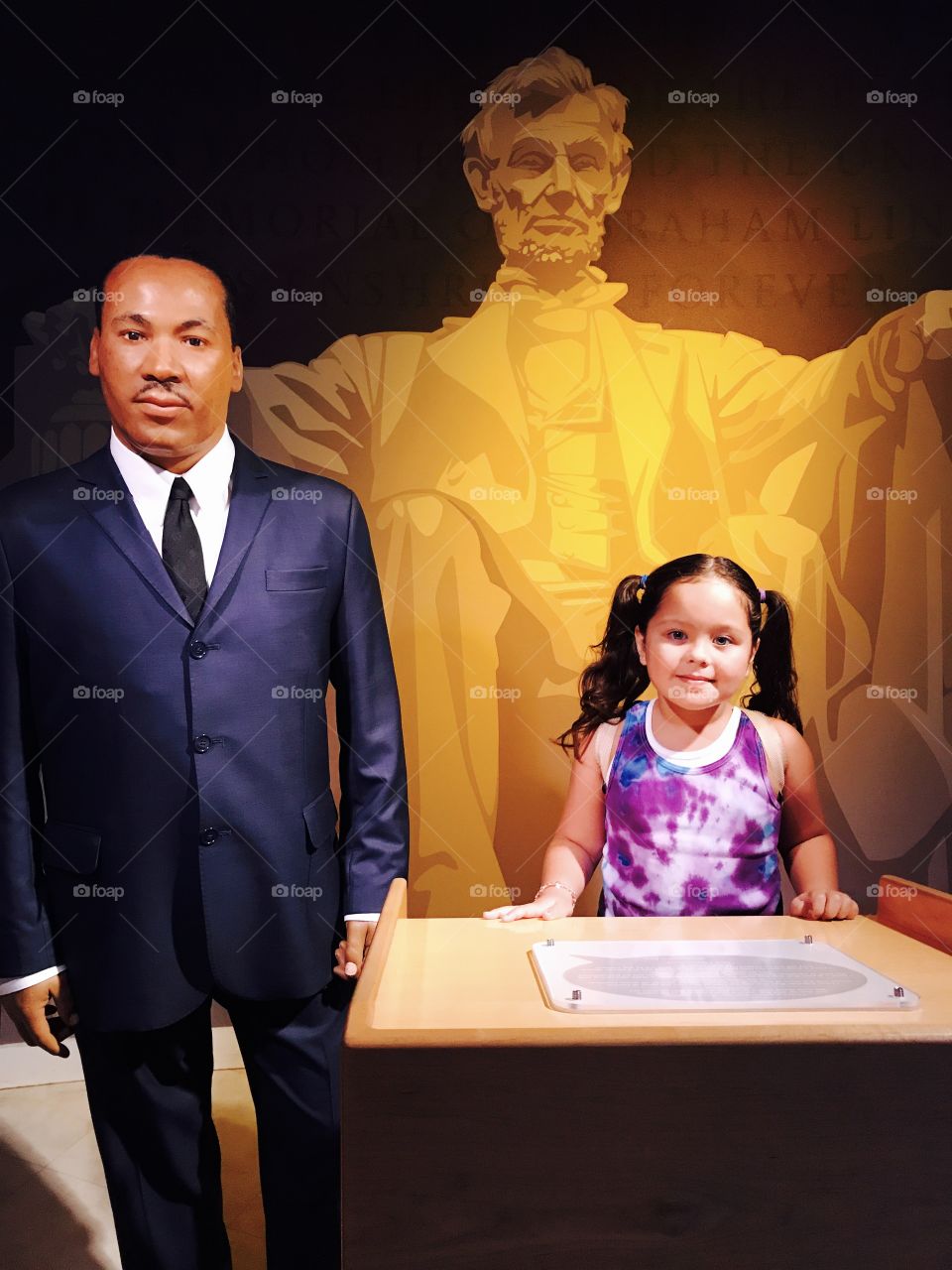 Sofia and Martin Luther King Jr.  