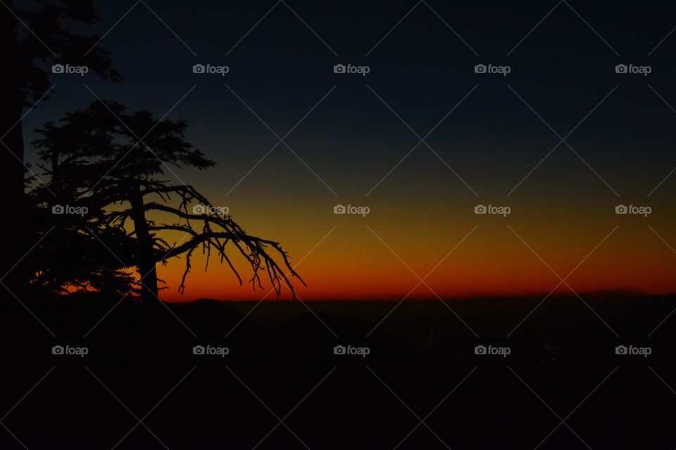 Sunset On Mt. San Gorgonio