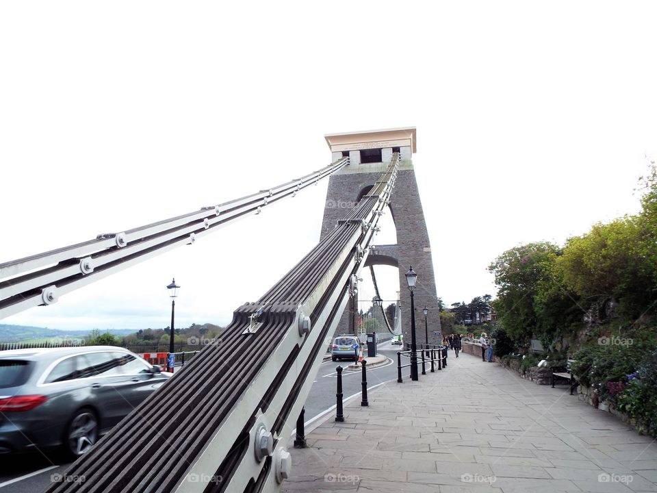 Side of Bristol Suspension Bridge 