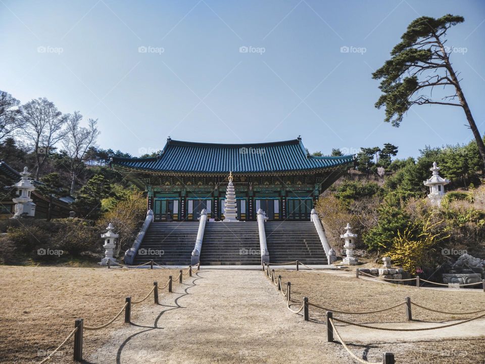 Naksansa temple. Yangyang city, South Korea