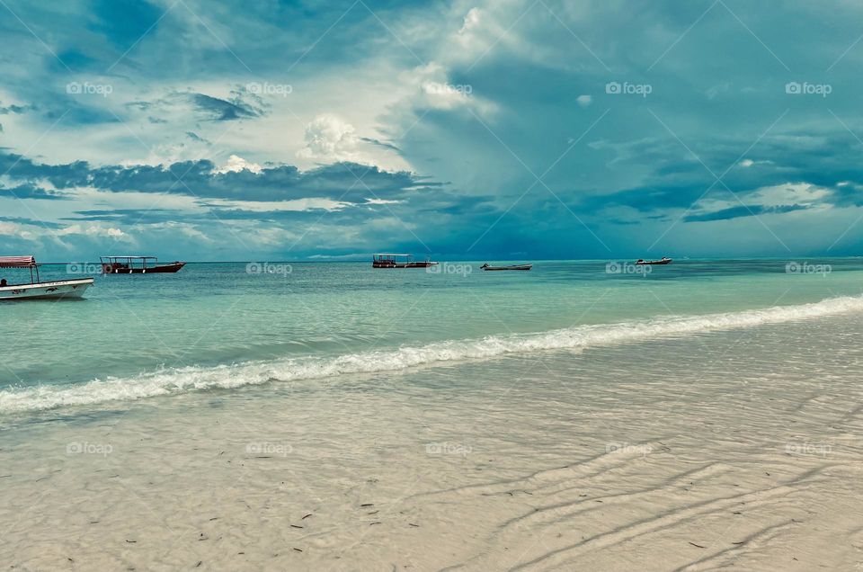 Storm rolling in, eastern Zanzibar 