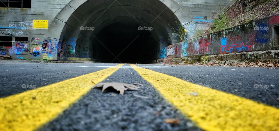 abandoned turnpike tunnel