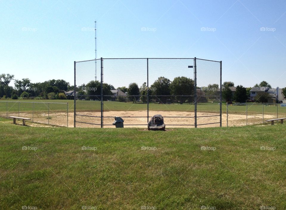 Small baseball field 