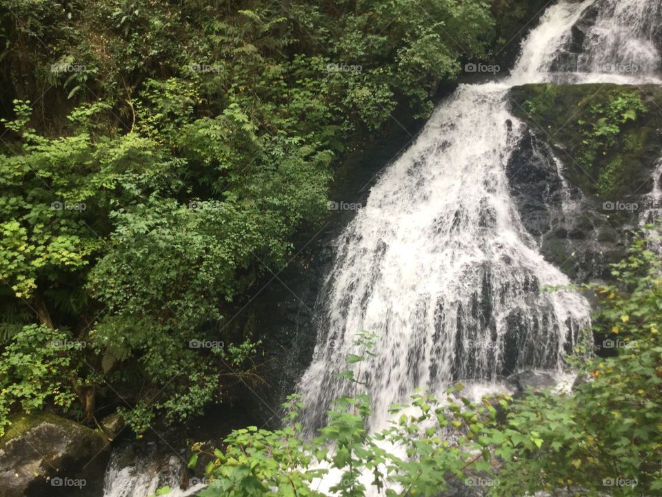 Waterfall near Stave Lake in Mission, BC