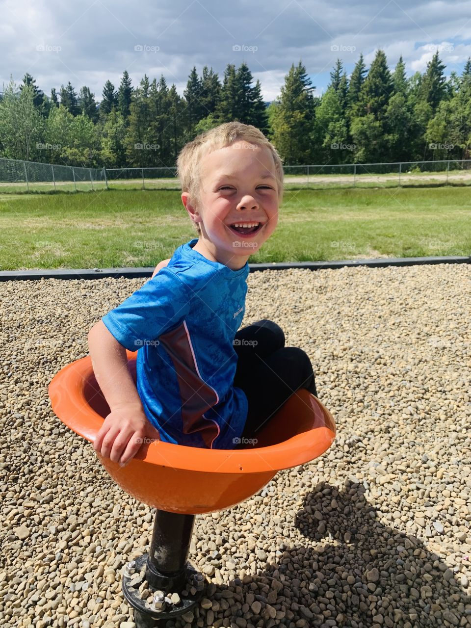 Boy on the playground 