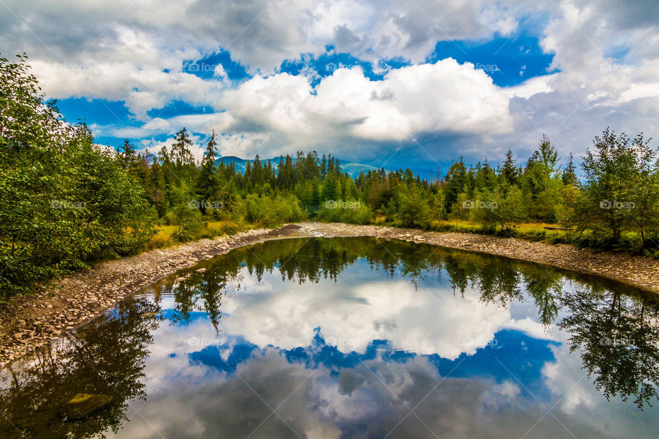 Lake reflection