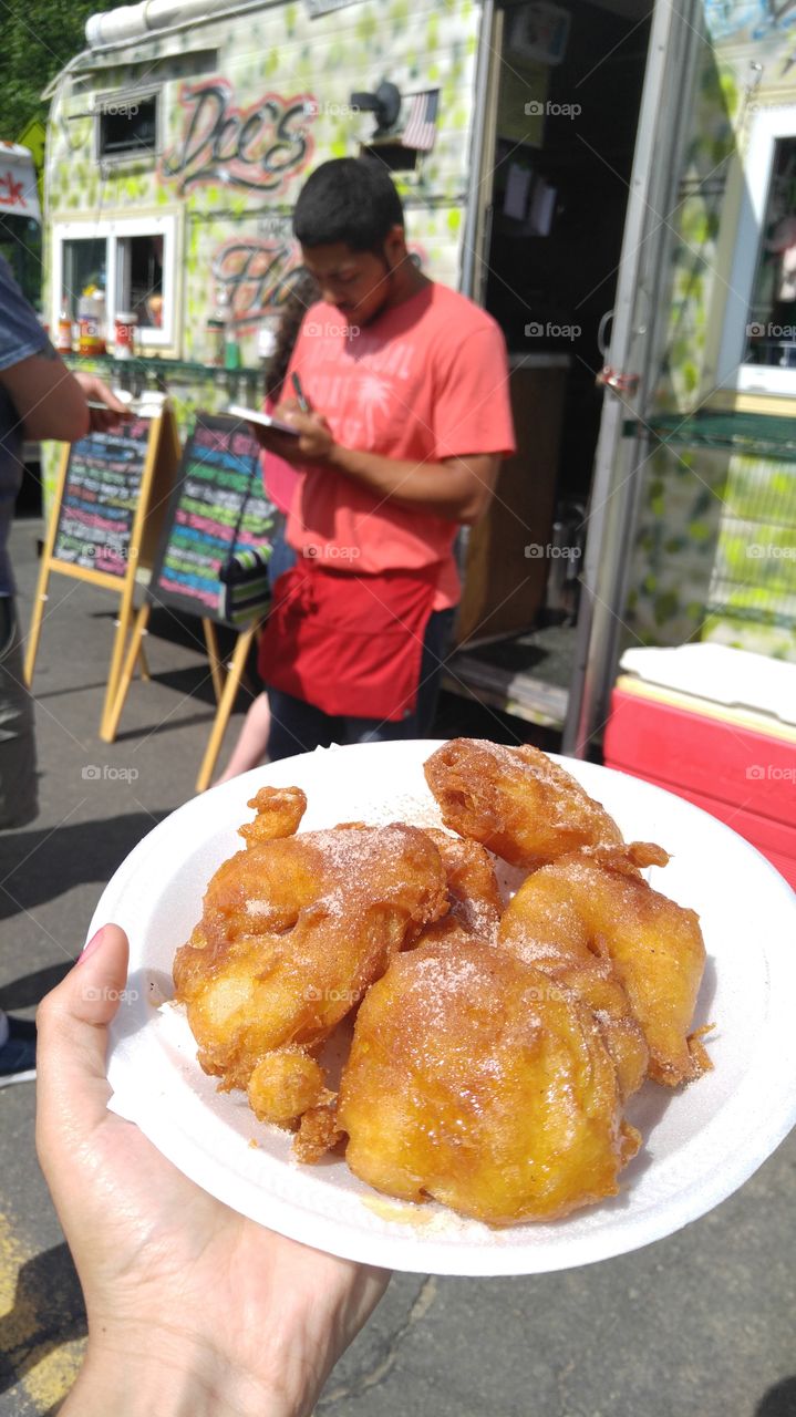 caramel apple fritters for the win