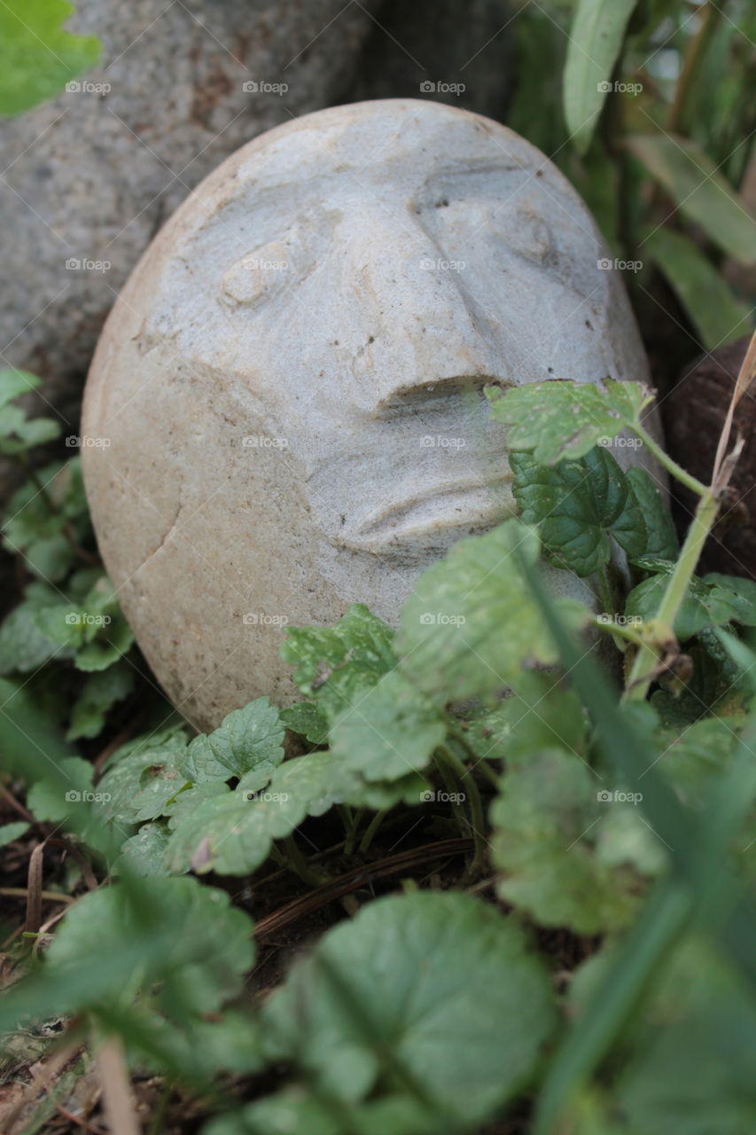 Ruins, ancient remains, a head from the ground, a stone head, a monument in the ground, ancient civilizations, Maya, archaeological finds, stone heads, Easter Island, dolmens, menhirs,