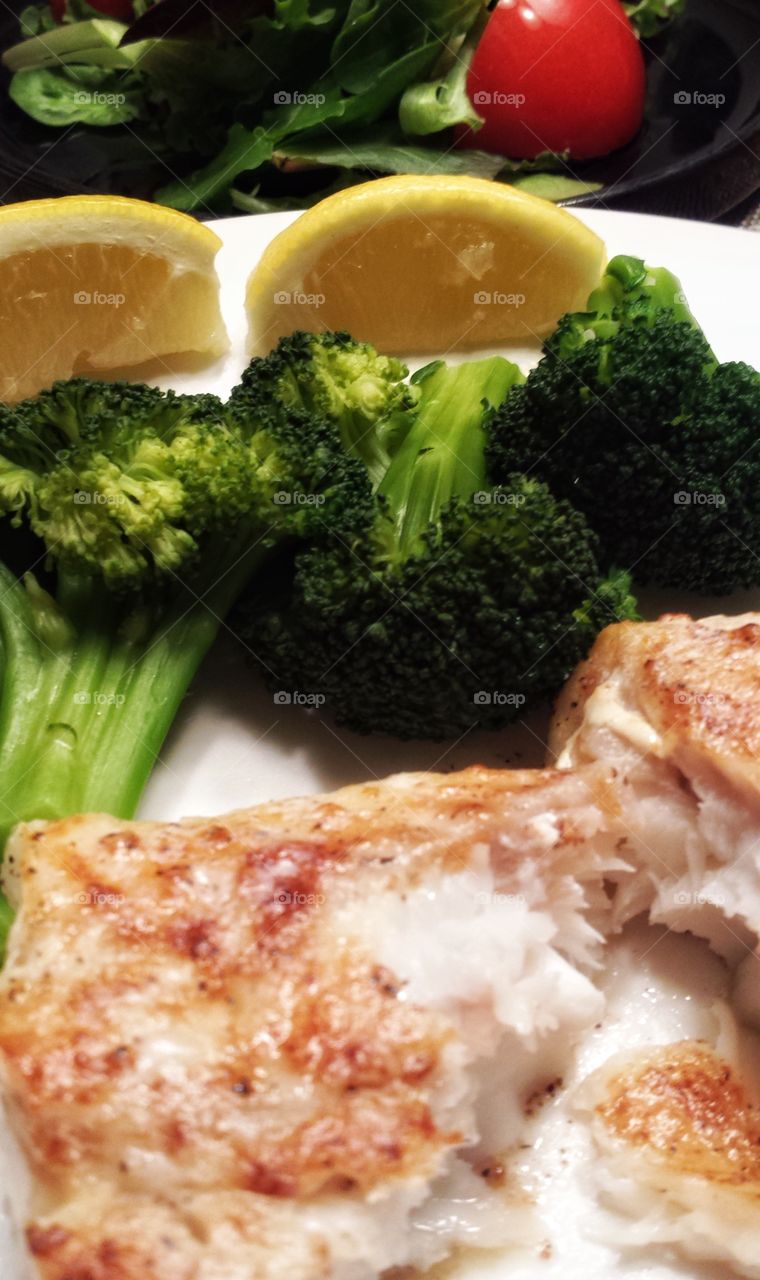 Codfish & Broccoli 
