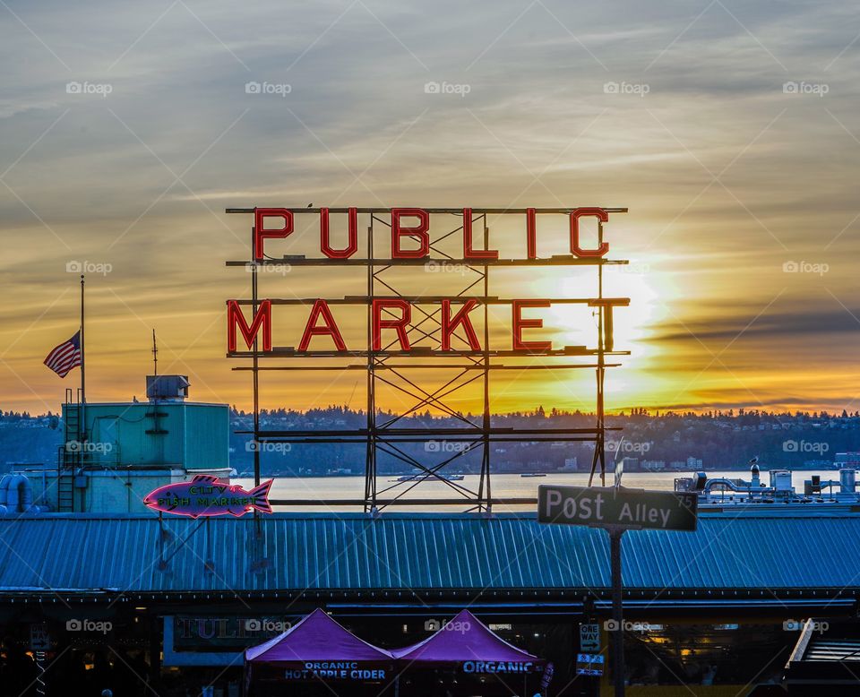 Pike Place Market in Seattle is a major attraction 