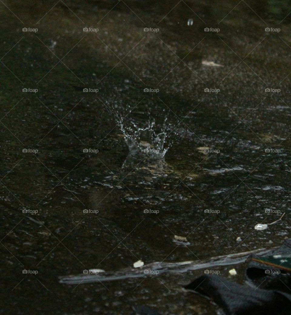 Rain drop on my home no flash used non edited with software