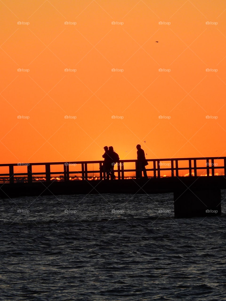 Dusk on the jetty