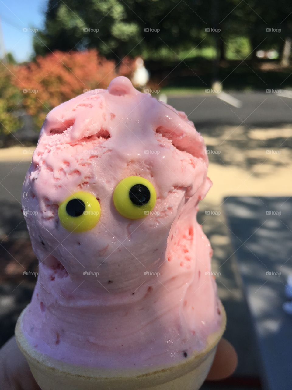 child's ice cream