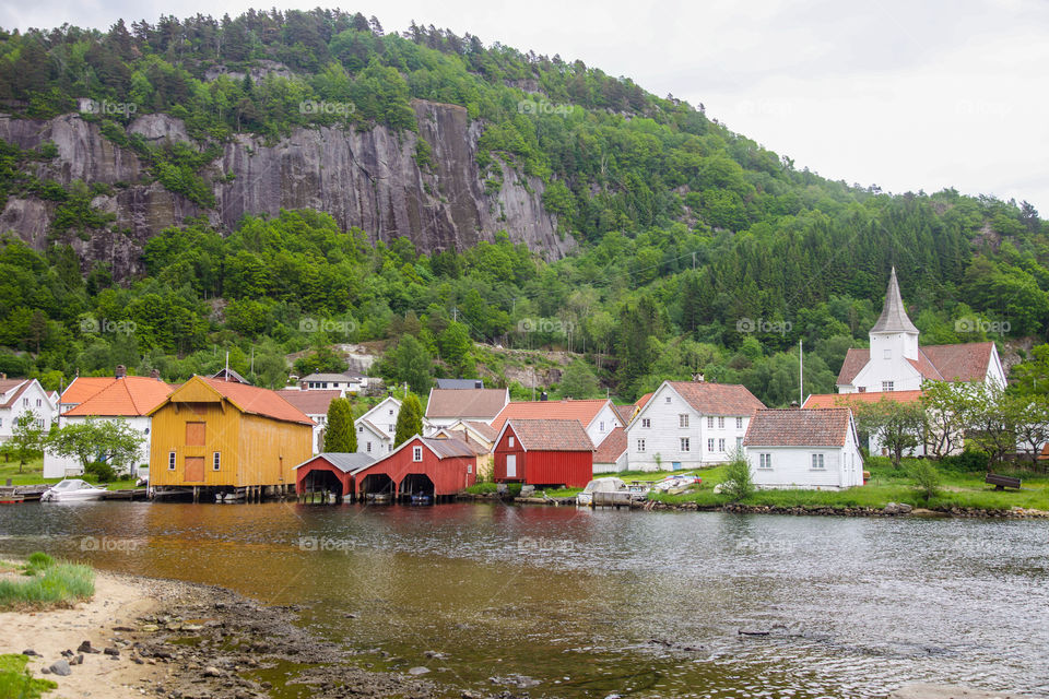 Feda village in Norway. 