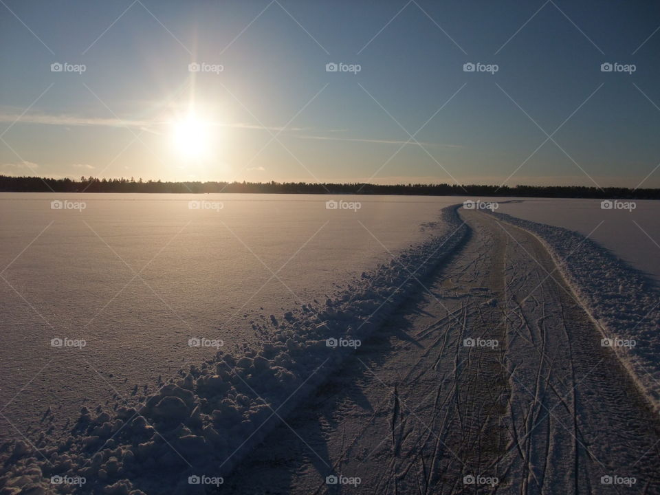 Scenic view of winter