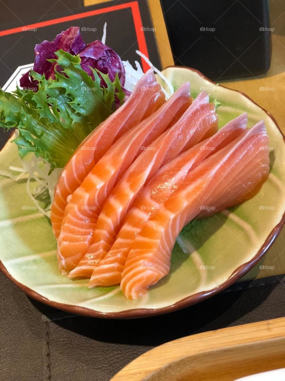 Side portion of sashimi. Who never?