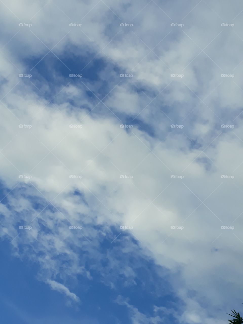 Beautiful cloud in the sky Indian village