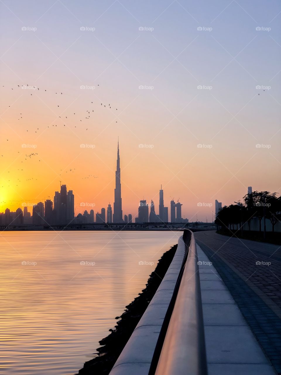 Dubai at sunset