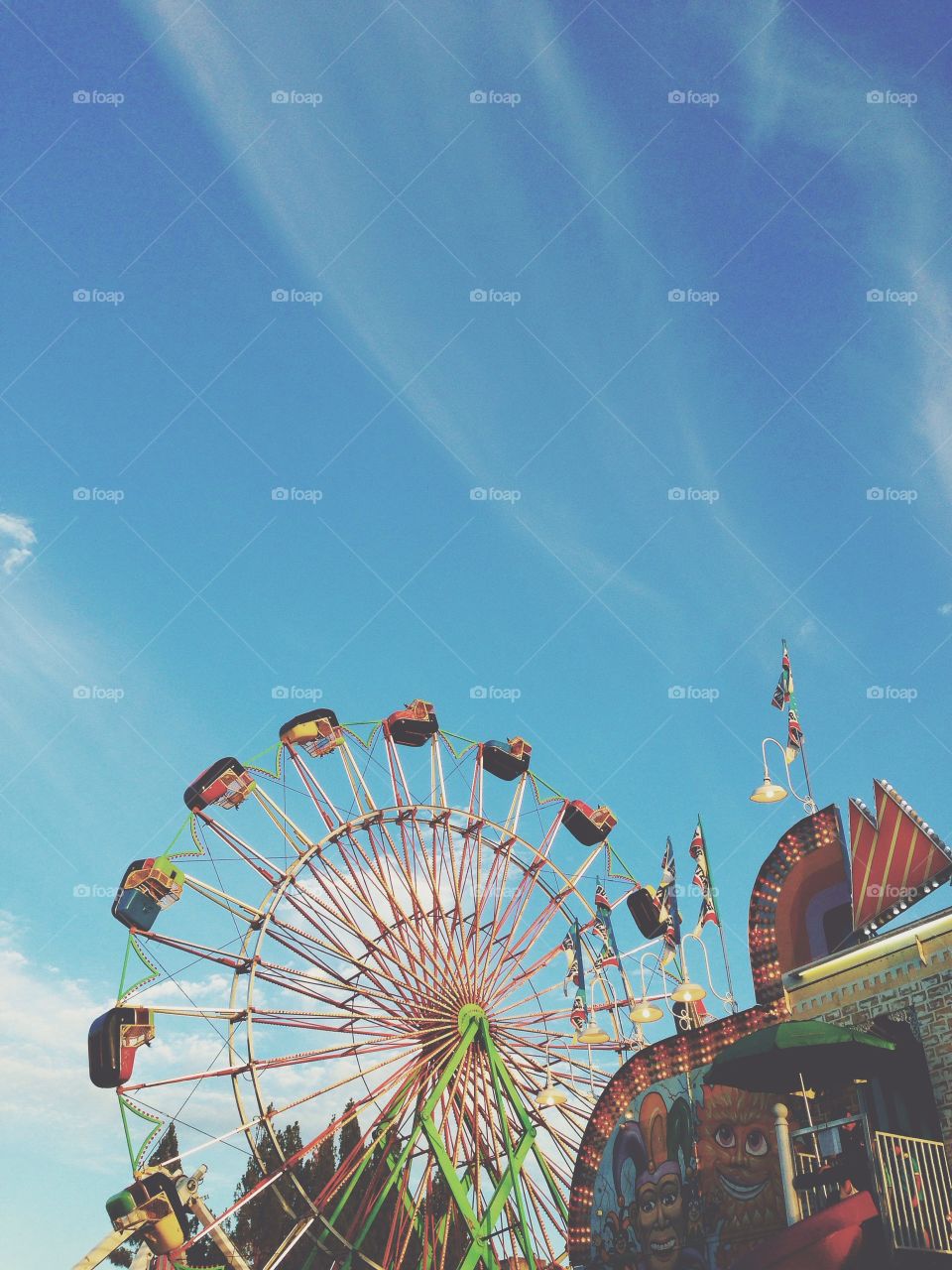 Farris wheel at state fair 