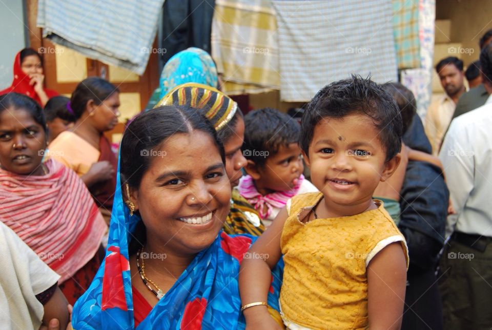 Mother and Daughter in India