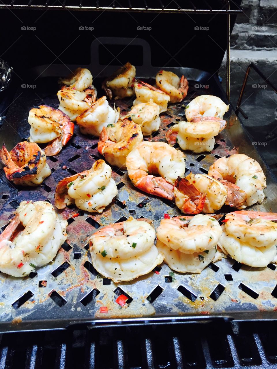 Grilled Shrimp. Afternoon grilling!