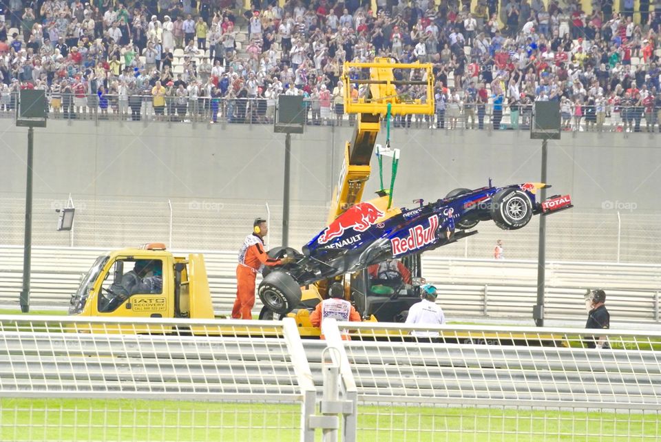 Formula 1 accident