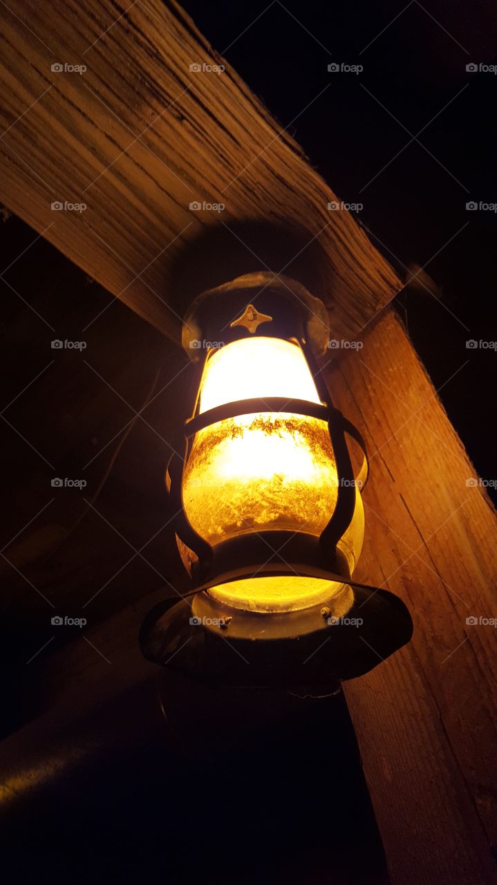 Lantern in the dark