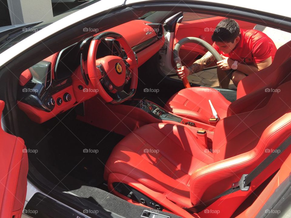 Ferrari interior