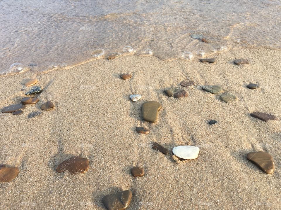 Lake stones