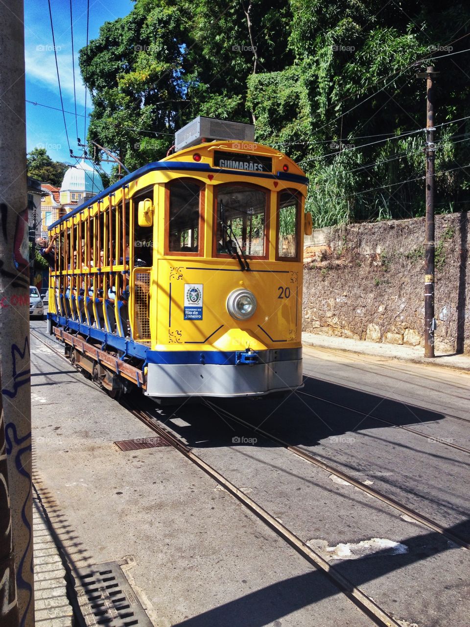 A trolley at Santa Teresa.
Rio de Janeiro, Brasil