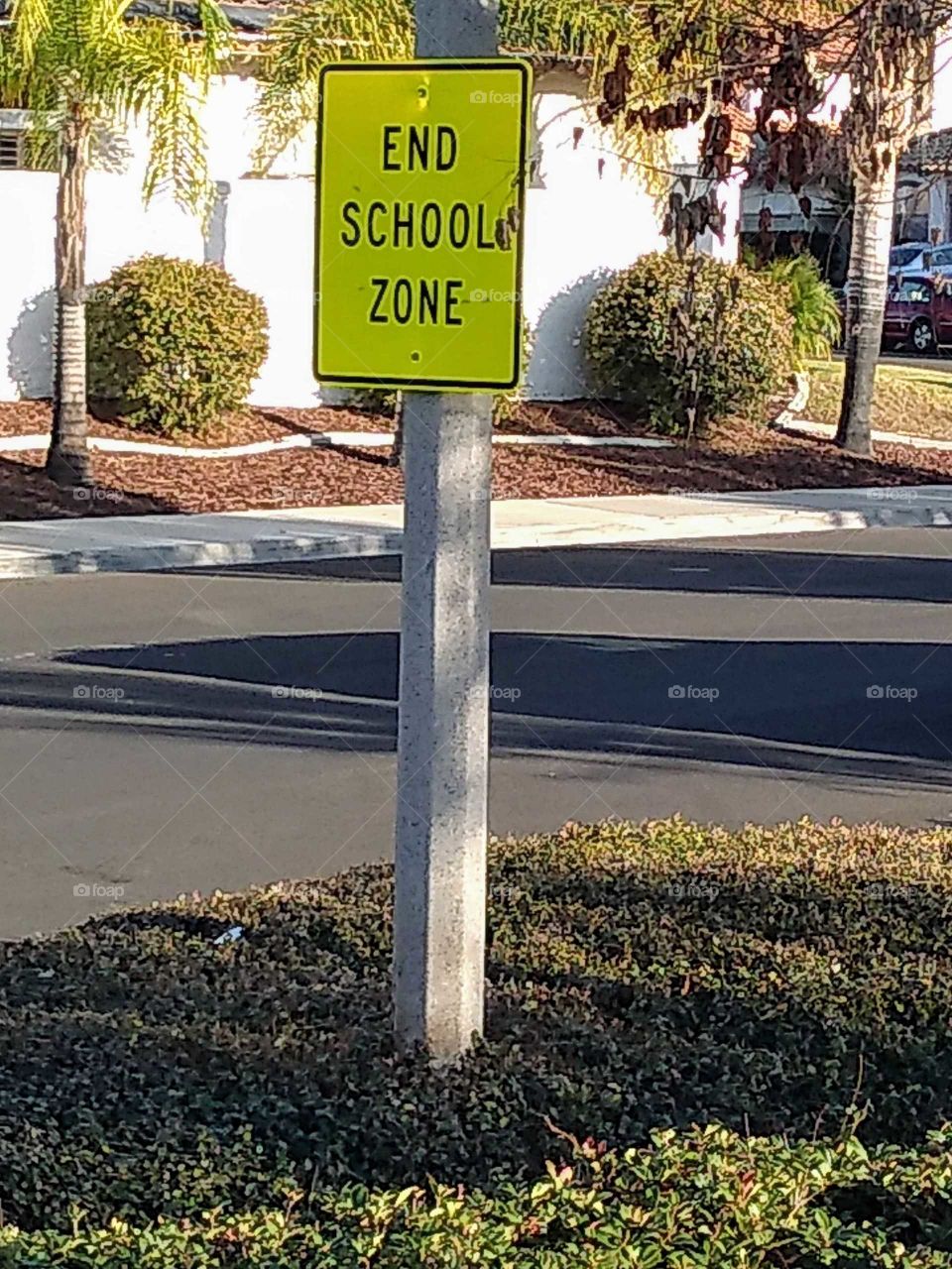 school zone ending