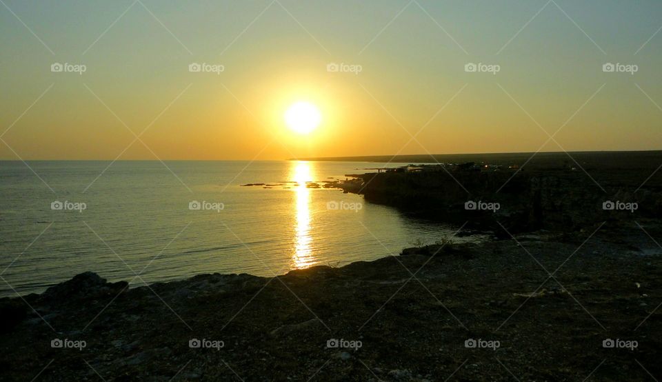 Sunset, Water, Sun, Dawn, Beach