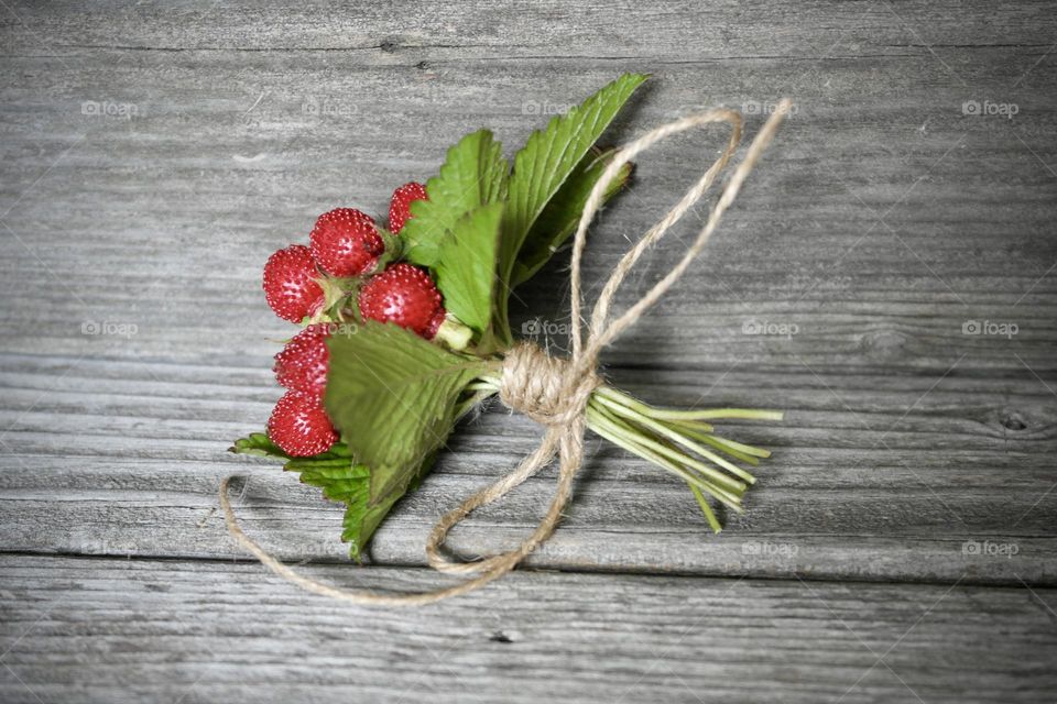 Bouquet of red berries 