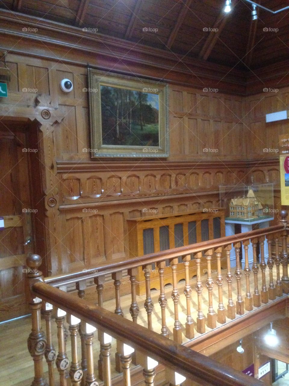 Would panelled stairway