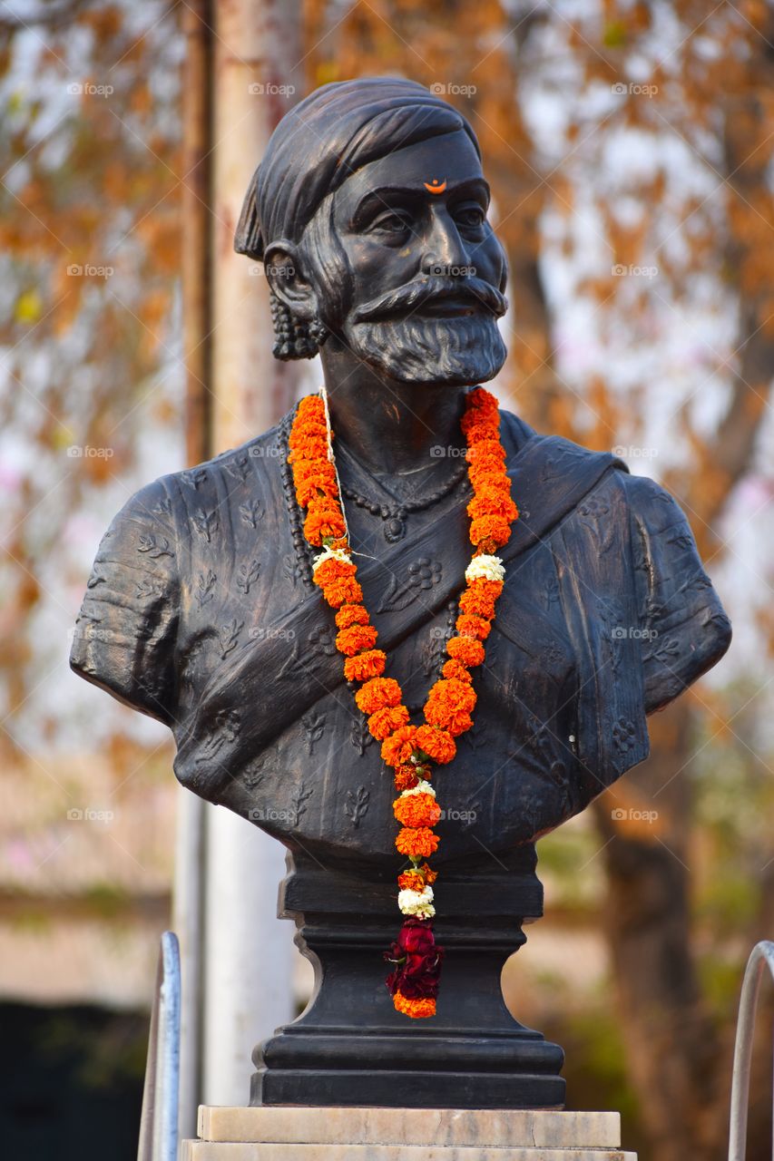 Statue of Lord Chatrapati Shivaji maharaj king of Marathas