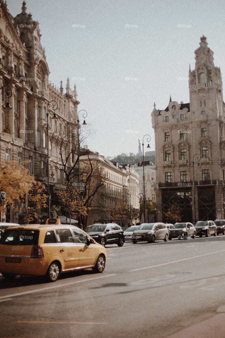 beautiful streets in Budapest