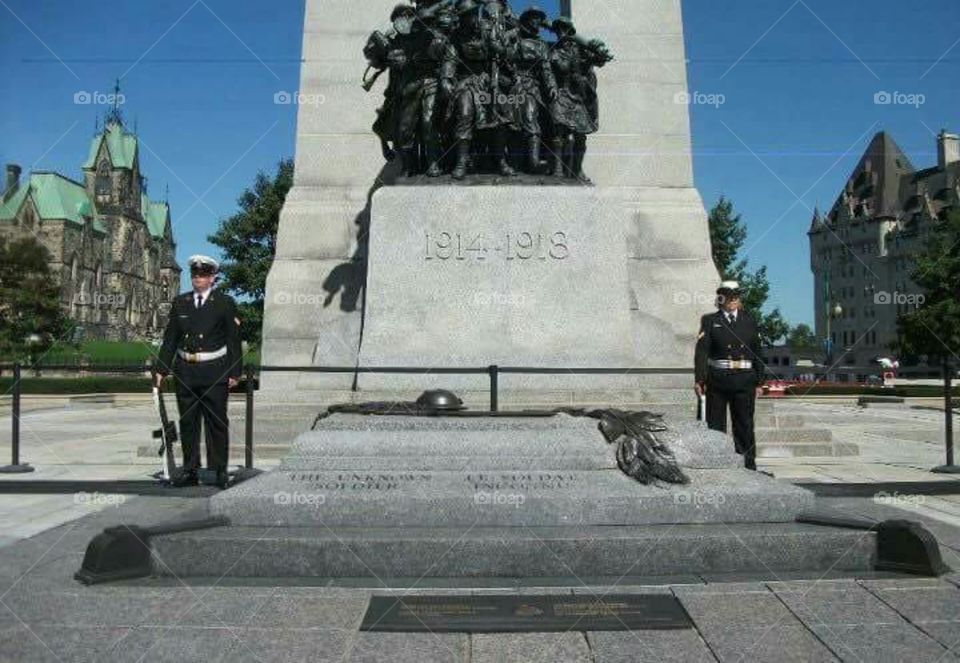 National War Memorial with Sentries