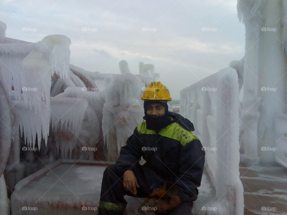 Ice on ship(Norway @ -18°c) Freezing 😱
At sea#Sitting on Ice#