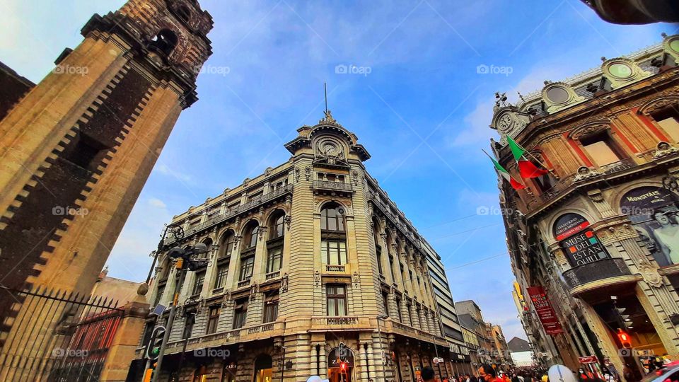 historic center of México,culture,architecture,baroque,building,México,historic center,history,sky,watch, city
