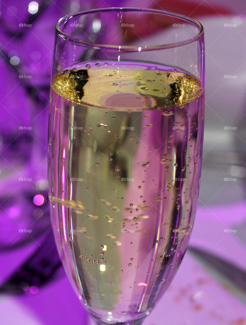 birthday party glass purple by cataana