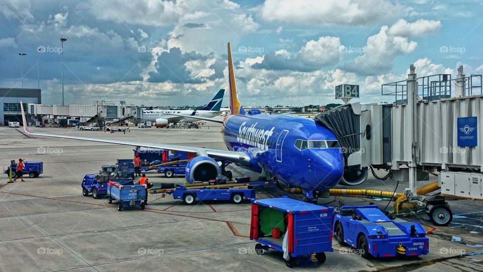 Southwest at terminal at fort Lauderdale airport...✈