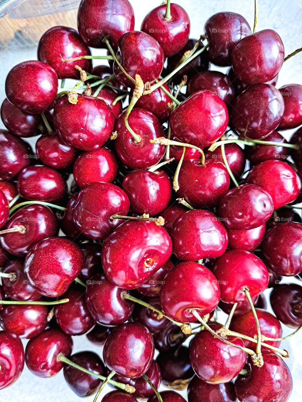 fresh sweet cherry