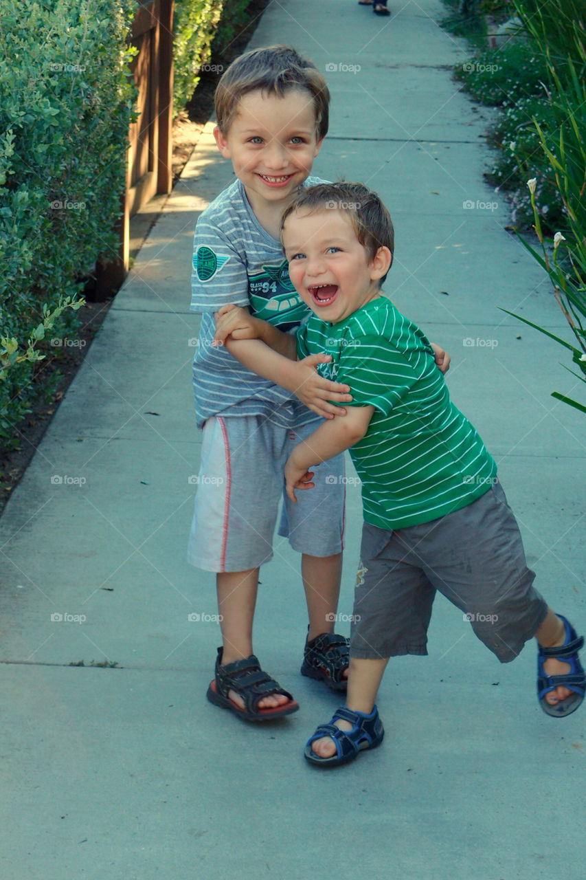 happy children smile child by lenusik