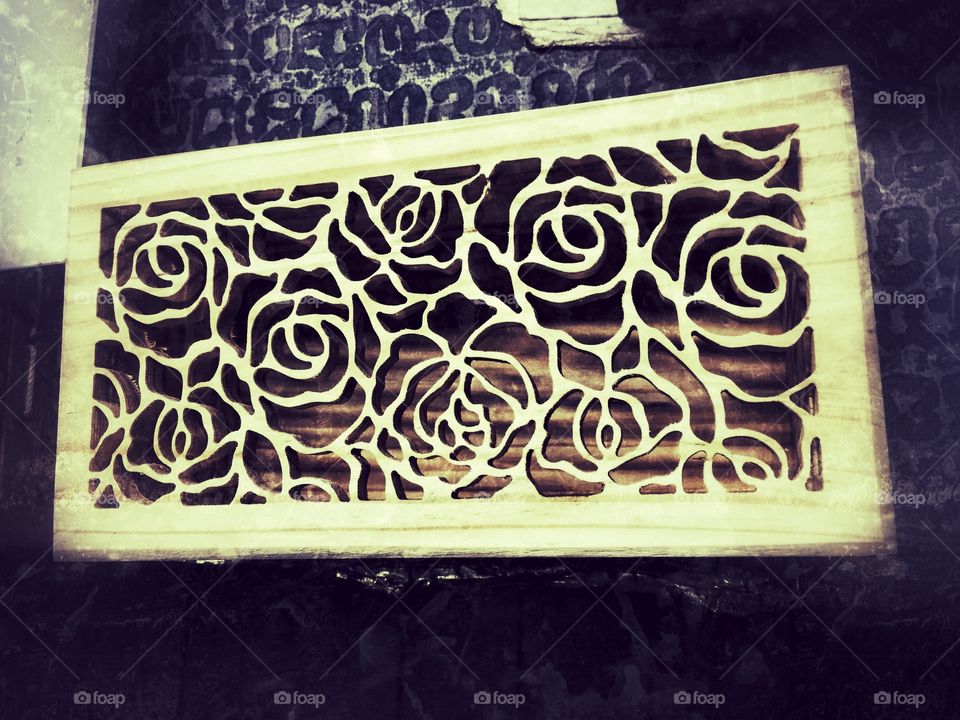 Wooden Box Rose 