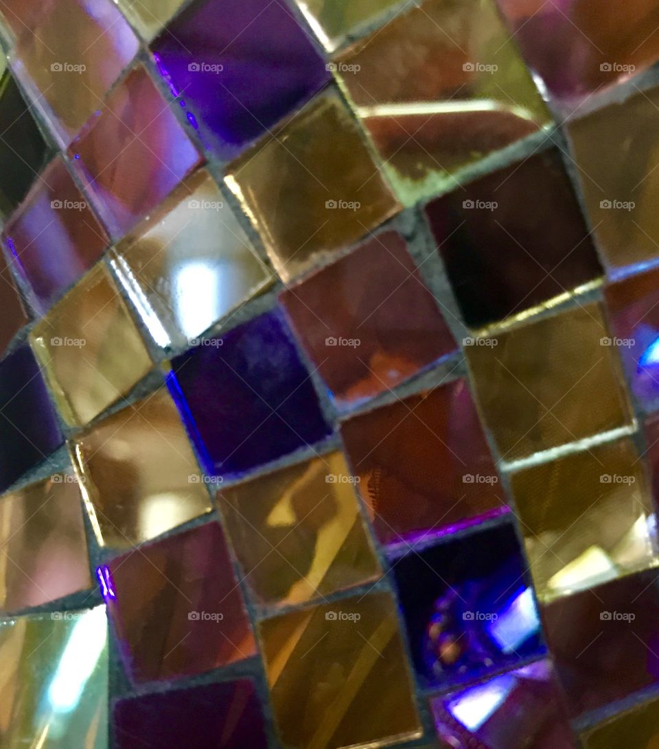 Curved Glass Mosaic