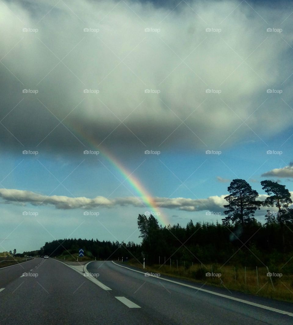 Rainbow in Sweden