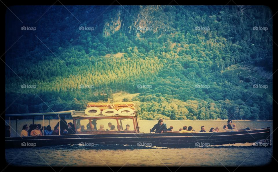 Lake District. Windermere steamer