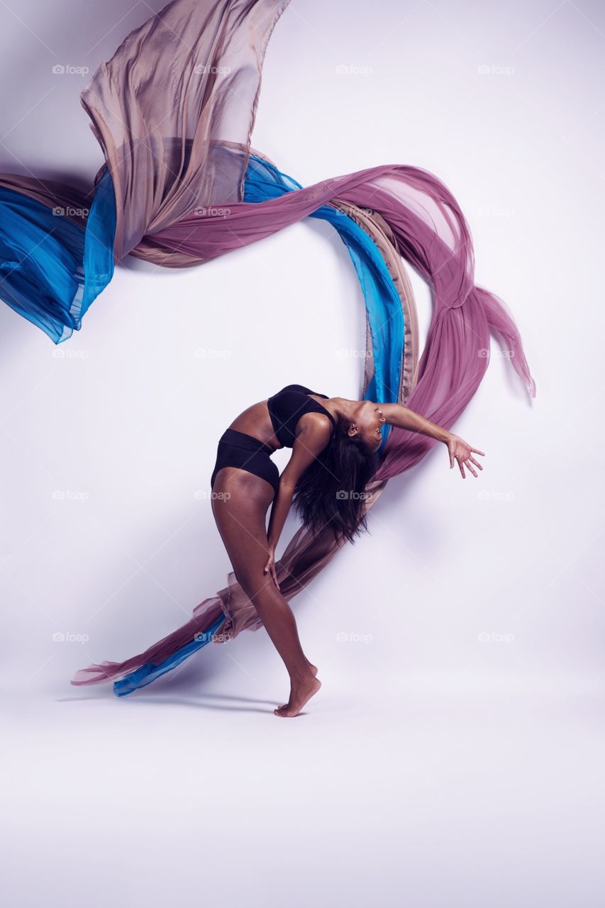 Beautiful arching dancer