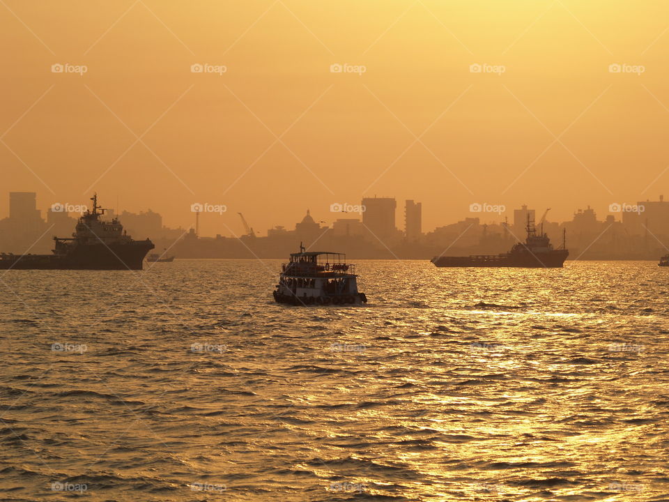 Arabian sea sunset